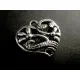 Trachtenherz Herzanhänger ca. 23x23x8mm silberfarben Schmuckanhänger - Schmuckzubehör - Leisure-Beads DIY