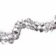 10x halbsilberfarben Glasperlen 10x7mm half plated - Schmuckzubehör - Leisure-Beads DIY