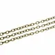 Bronzefarbene Kette 3x4,6x0,9mm Gliederkette - Schmuckzubehör - Leisure-Beads DIY