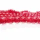36 erdbeerrote Crackle Glasperlen 12mm Glasperlen - Schmuckzubehör - Leisure-Beads DIY
