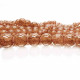 120g braune Crackle Glasperlen 4-12mm im Mix - Schmuckzubehör