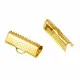10x Bandklemme 16mm goldfarben - Schmuckzubehör - Leisure-Beads DIY