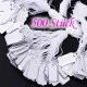 500 weisse Preisetiketten 15x25mm aus Papier mit Band - Schmuckzubehör - Leisure-Beads DIY