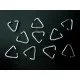 10x Collierschlaufe 13mm Anhängerhaken silberfarben - Schmuckzubehör - Leisure-Beads DIY