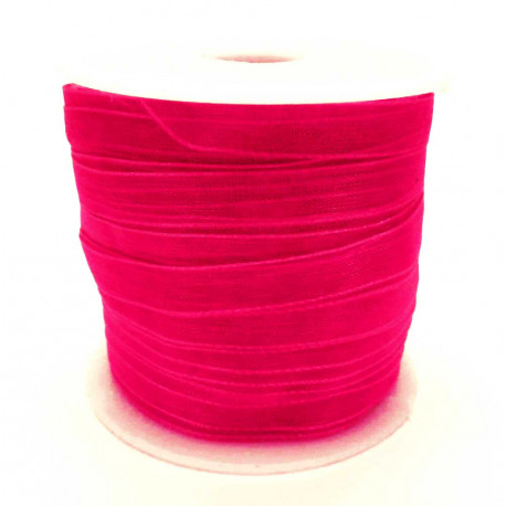 Leisure-Beads - 45m fuchsia Organzaband Breite 6mm - Schmuckzubehör