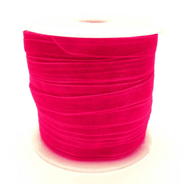 45m fuchsia Organzaband Breite 6mm - Schmuckzubehör - Leisure-Beads DIY