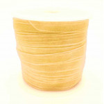 45m gelbgold Organzaband Breite 6mm - Schmuckzubehör