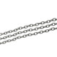 95m gunmetal Kette 3,7x5,5x1mm gunmetal Gliederkette Schmuckkette Ketten selber machen - gunmetal Schmuckzubehör