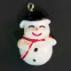 Schneemann Weihnachtsanhänger 30x16x8mm X-Mas Schmuckanhänger - Schmuckzubehör Weihnachten - Leisure-Beads DIY