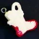 1x Roter Nikolausstiefel Schmuck Anhänger 25x17x6mm Resin Schmuckanhänger - Schmuckzubehör Weihnachten - Leisure-Beads DIY