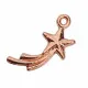 5x rosegoldfarben Stern Anhänger 17x8mm Komet Schmuckanhänger Weihnachten - Schmuckzubehör - Leisure-Beads DIY
