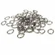 Edelstahl Biegering 8x6mm x 1mm oval silberfarben - Schmuckzubehör Biegering - Leisure-Beads DIY