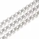 Edelstahl Jasseronkette 7x3mm silberfarbene Schmuckkette Gliederkette - Edelstahl Schmuckzubehör - Leisure-Beads DIY