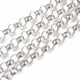 Edelstahl Jasseronkette 10x4mm silberfarbene Schmuckkette Gliederkette - Edelstahl Schmuckzubehör - Leisure-Beads DIY
