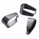 Schwarze Edelstahl Collierschlaufe 8mm Anhängerhaken Schmuckzubehör - Leisure-Beads DIY