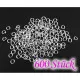 600x Edelstahl Biegering 3mm x 0,4mm runder silberfarben Bindering - Schmuckzubehör - Leisure-Beads DIY