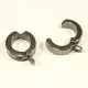 2x Edelstahl Ohrclips 13x16x4mm silberfarben - Schmuckzubehör zum Ohrclips basteln - Leisure-Beads DIY