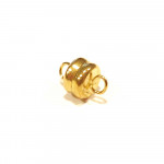 1x goldfarbener Magnetverschluss 11x6mm - Schmuckzubehör