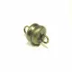 1x bronzefarben Magnetverschluss 11x6mm Schmuckverschluss - Schmuckzubehör - Leisure-Beads DIY