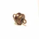 1x kupferfarben Magnetverschluss 11x6mm - Schmuckzubehör Magnetverschluss - Leisure-Beads DIY