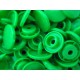 10x Grüne KAM Snaps Größe T-5 Größe 20 Plastik Druckknöpfe - Bastelbedarf