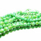 4 Strang grüner Perlenmix aus Glasperlen 4-10mm - Schmuckzubehör