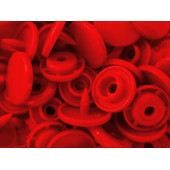 10x Rote KAM Snaps Größe T-5 Größe 20 Plastik Druckknöpfe