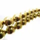 1x antikgoldfarbene Acryl Perle 17,5mm glatt Perle aus plattiertem Acryl - Schmuckzubehör - Leisure-Beads DIY