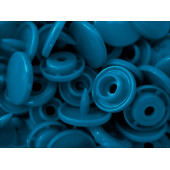 10x Blaue KAM Snaps Größe T-5 Größe 20 Plastik Druckknöpfe