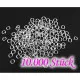 10.000 x Edelstahl Biegering 3mm x 0,6mm runder silberfarben Bindering - Schmuckzubehör - Leisure-Beads DIY