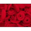 10x Erdbeerrote KAM Snaps Größe T-5 Größe 20 Plastik Druckknöpfe