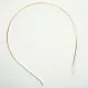 2x goldfarbener Haarreif 3mm Edelstahl - Haarklemmen - Leisure-Beads DIY