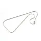 1x Edelstahl Schlangenkette 45cm x 1,5mm Halskette - Schmuckzubehör Schmuckkette - Leisure-Beads DIY