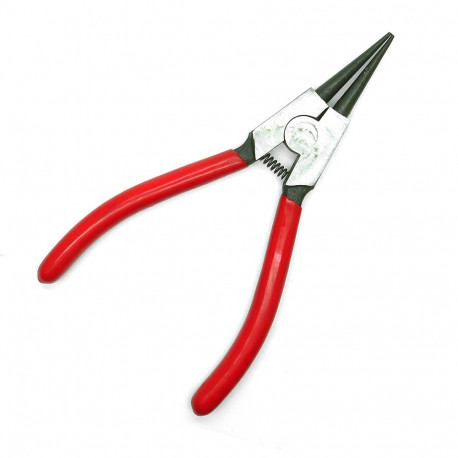 Leisure-Beads - Rundzange / Spitzzange in rot 15,6x7,5x1cm - Schmuckzubehör Schmuckwerkzeug