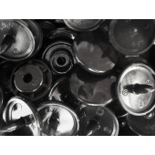 10x Schwarze KAM Snaps Größe T-5 Größe 20 Plastik Druckknöpfe