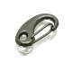 Gunmetal Karabinerhaken 32mm Verschluss - gunmetal Schmuckzubehör