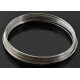 10x Ringe silberfarben Spiraldraht 55mm Memory Wire silberfarben - Schmuckzubehör