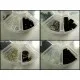 Schwarz weisser Perlenmix aus Glas und Kristallglas in einer Sortierbox - Schmuckzubehör - Leisure-Beads DIY