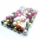 358g 15mm Glaswachsperlen im bunten Mix rund - Schmuckzubehör - Leisure-Beads DIY