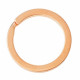 Rosegoldfarbener Schlüsselring 25mm Doppelring 