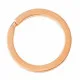 Rosegoldfarbener Schlüsselring 25mm Doppelring - Leisure-Beads DIY