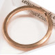 1x Rosegoldfarben Schlüsselring 30mm Ring - Schlüsselanhänger basteln