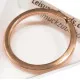 1x Rosegoldfarben Schlüsselring 30mm Ring - Schlüsselanhänger basteln - Leisure-Beads DIY