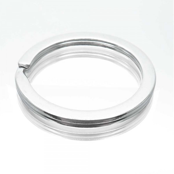 Schlüsselring 25mm silberfarben - Schlüsselanhänger basteln - Leisure-Beads DIY