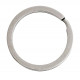 Schlüsselring 30mm silberfarben flacher Ring - Schlüsselanhänger basteln