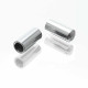 2x Edelstahl Endkappe 7x2,5mm Innen 2mm zum Einkleben ohne Loch - Schmuckzubehör Endkappe