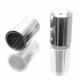 2x Edelstahl Abschluss Endkappe 10x6mm Innen 5mm zum Einkleben ohne Loch - Schmuckzubehör Endkappe