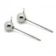 2 Stück Edelstahl Ohrstecker 16x7x4mm mit Öse mit Stopper - Schmuckzubehör Ohrringe - Leisure-Beads DIY