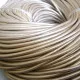 1m cremefarbene Lederschnur 3mm Perlglanz Lederband - Schmuckzubehör Lederband - Leisure-Beads DIY