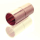 1x Magnetverschluss Innen 8mm 9x20mm rosegoldfarben Verschluss zum Einkleben Zylinder - Schmuckzubehör